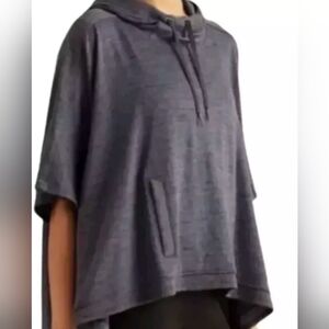 Athleta Techie Sweat Blissful Hoodie Poncho 721575 Women's Size Small Comfy